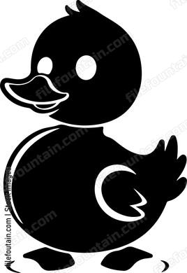 Cute Baby Duck
