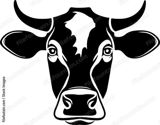 Cute Cow Head