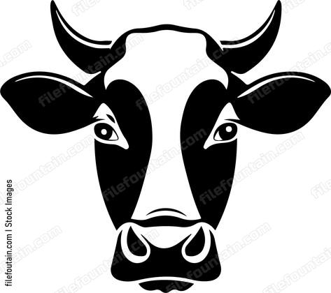 Cute Cow Head