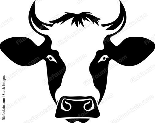 Cute Cow Head