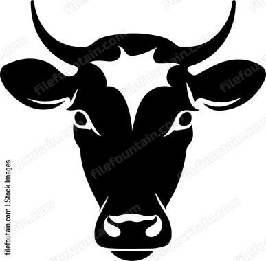 Cute Cow Head