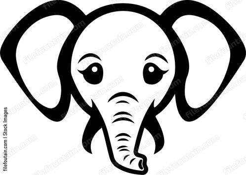 Cute Elephant Ears Over Eyes