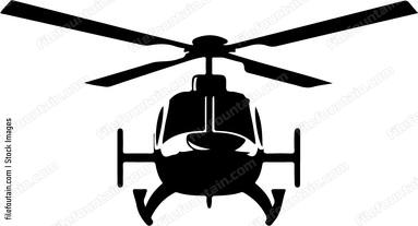 Descending Helicopter
