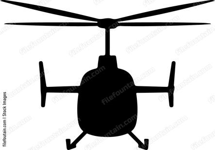 Descending Helicopter