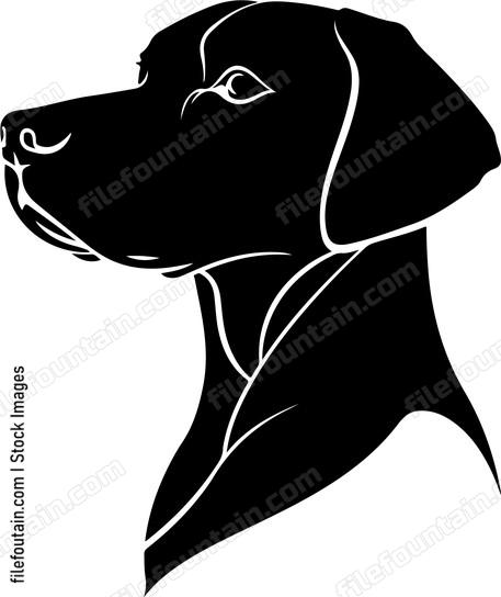 Dog Head Side View