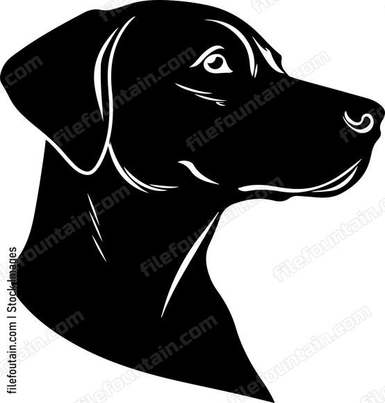 Dog Head Side View