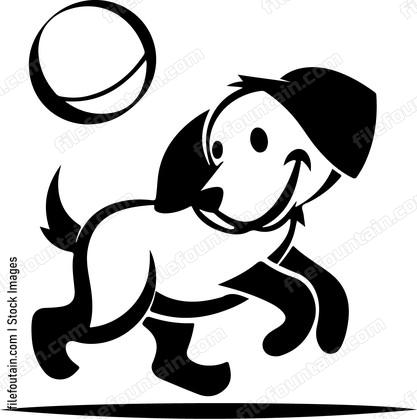 Dog Play Ball