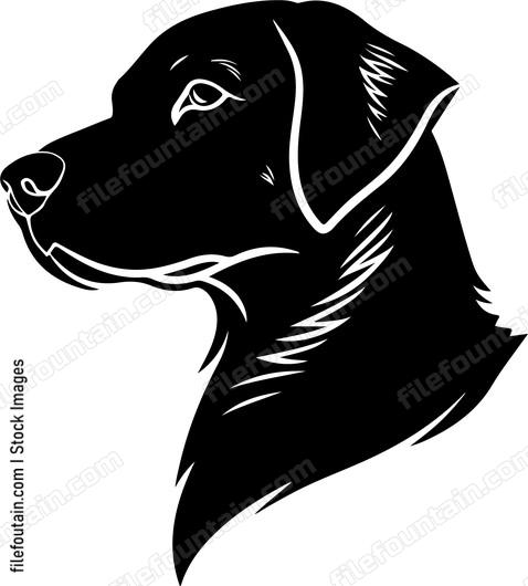 Dog Silhouette Design