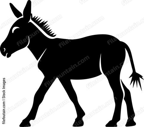 Donkey Walking