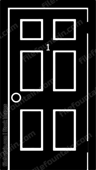 Door Closed Black