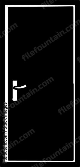 Door Closed Black