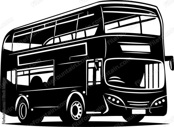 Double Decker Coach Bus