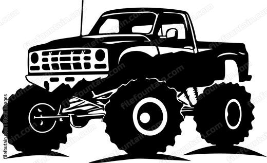Driving Monster Truck