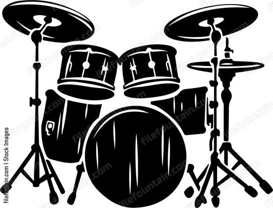 Drums Silhouette