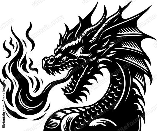 fire breathing dragon