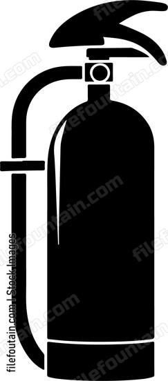 Fire Extinguisher Silhouette