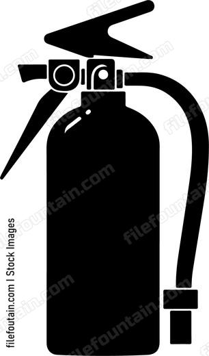 Fire Extinguisher Silhouette