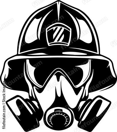 Firefighter Hat And Mask