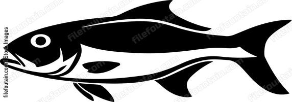 fish facing left