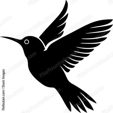 Flying Bird Back View