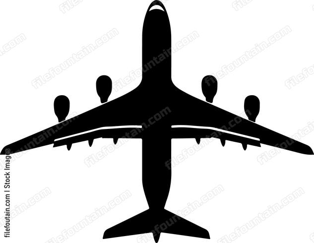 Flying Jumbo Airplane