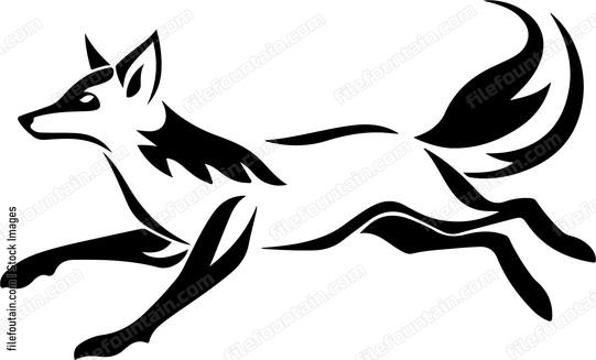 Fox Running Logo Vector Design - FileFountain