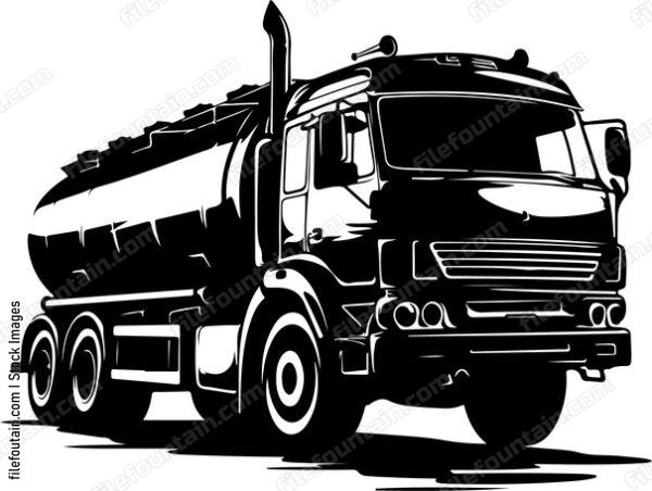 fuel tanker truck