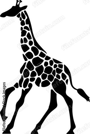 Giraffe Running