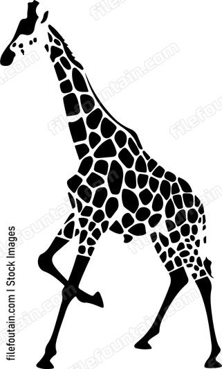 Giraffe Running