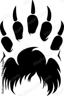 Grizzly Back Paw