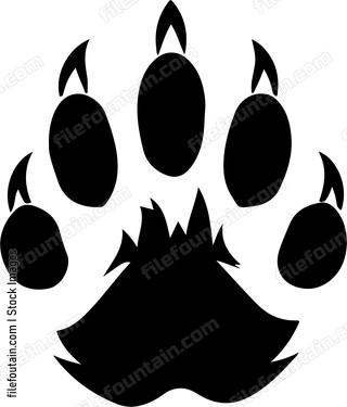 Grizzly Back Paws