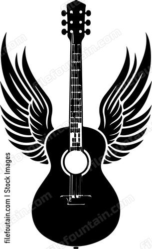 Guitar With Wings