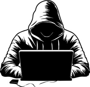 Hacker On Computer