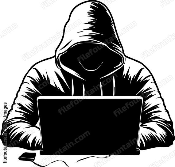 Hacker On Computer
