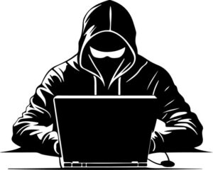 Hacker On Computer