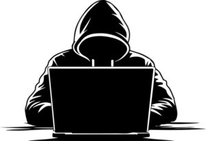 Hacker On Computer