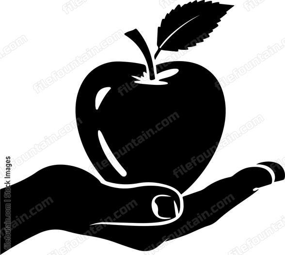 Hand Holding Apple