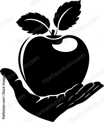 Hand Holding Apple