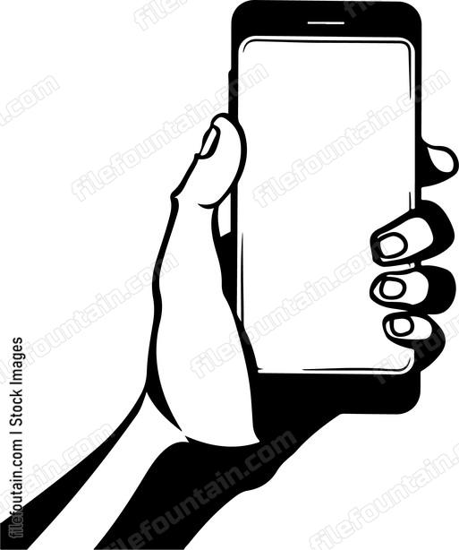 Hand Holding Phone