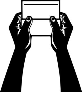 Hands Holding Papers