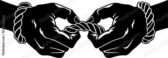 Hands Holding Rope
