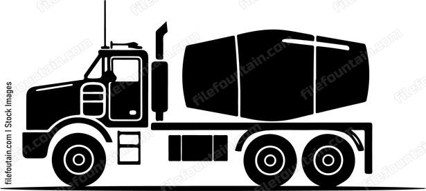 Heavy Cement Truck