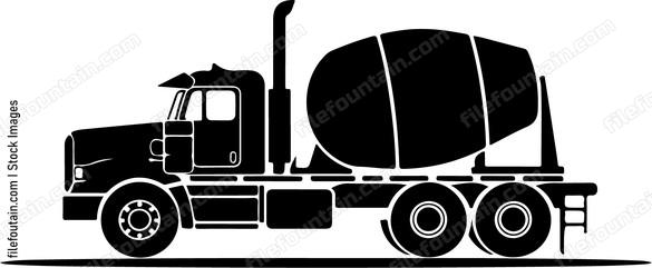 Heavy Cement Truck