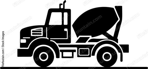 Heavy Concrete Truck