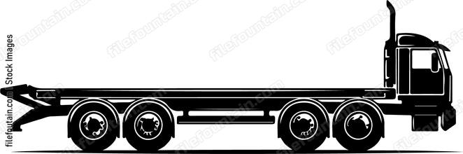 Heavy Equipment Car Delivery Truck