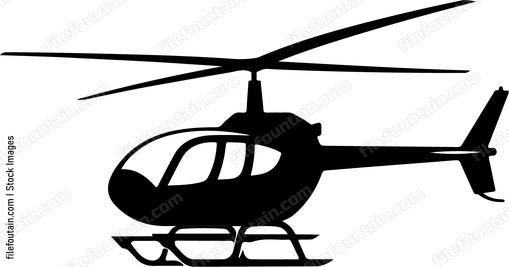 Helicopter Flying Low