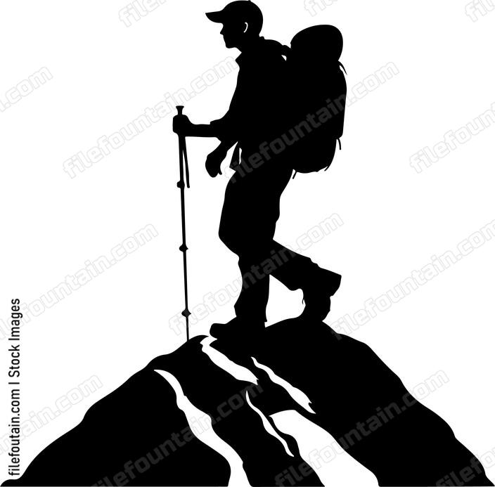 Hiking Silhouette
