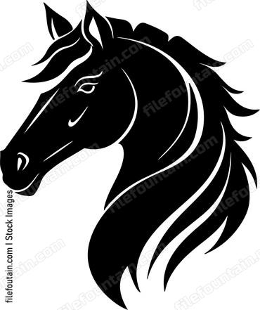 Horse Silhouette Design