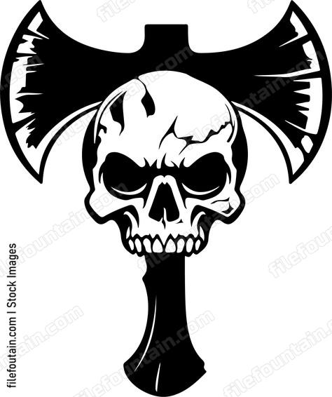 Ice Axe Skull