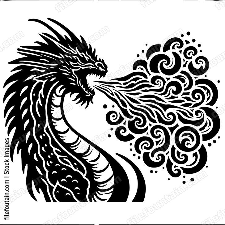 Ice Breathing Dragon